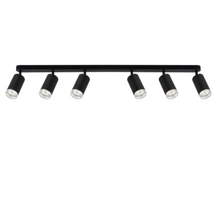 Brilagi - Badezimmerstrahler SELE 6xGU10/30W/230V IP44 schwarz