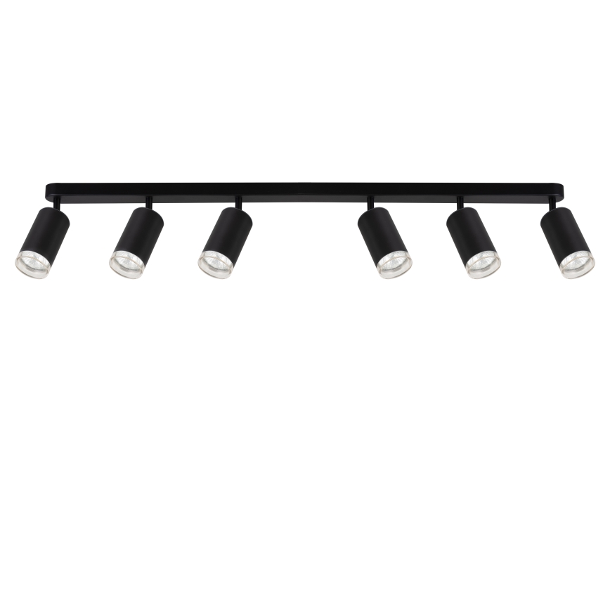Brilagi - Badezimmerstrahler SELE 6xGU10/30W/230V IP44 schwarz
