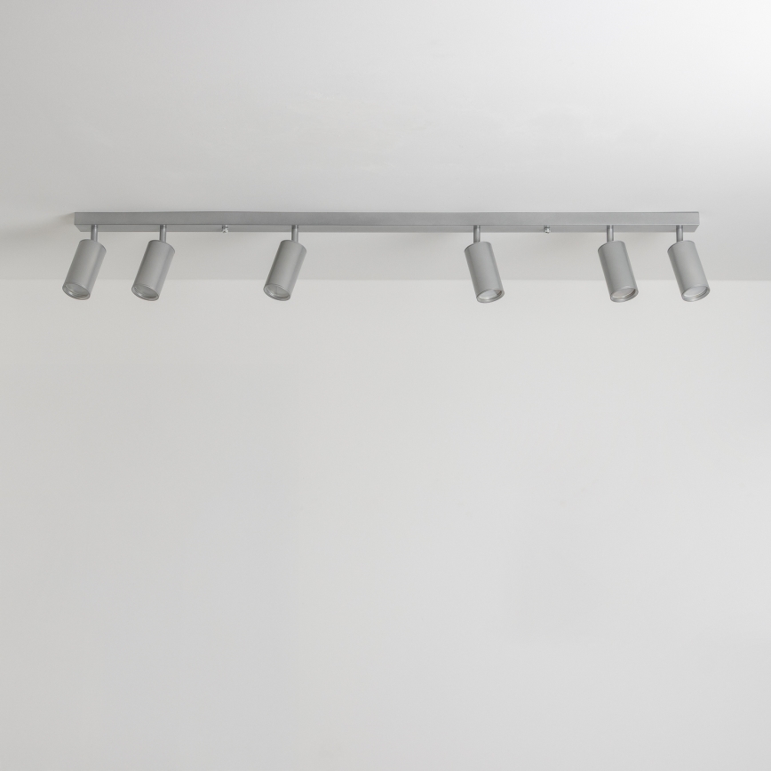 Brilagi - Badezimmerstrahler SELE 6xGU10/30W/230V IP44 silbern