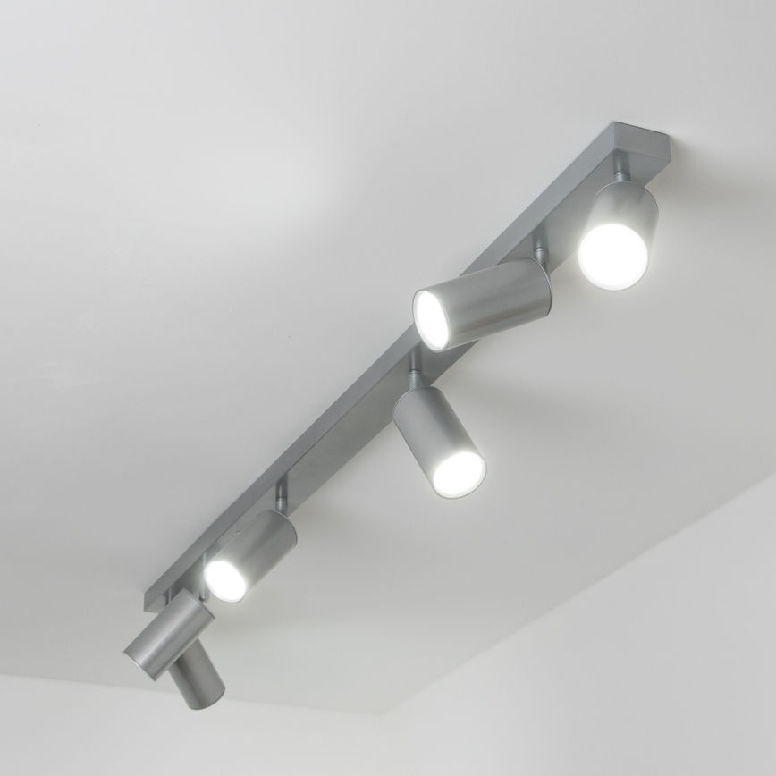 Brilagi - Badezimmerstrahler SELE 6xGU10/30W/230V IP44 silbern