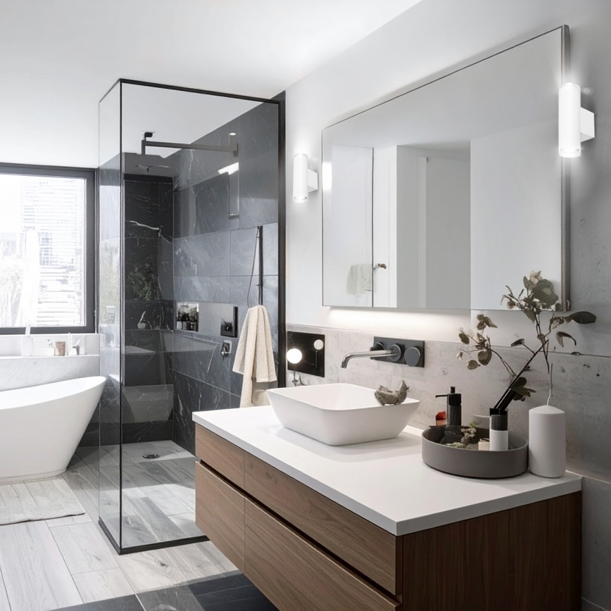 Brilagi - Wandstrahler für das Badezimmer SELE AQUA 4xGU10/30W/230V IP44 weiß