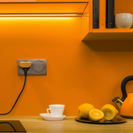 Brilagi - Bodeneinbau-Doppelsteckdose für den Outdoor-Bereich IP55 silbern rechteckig