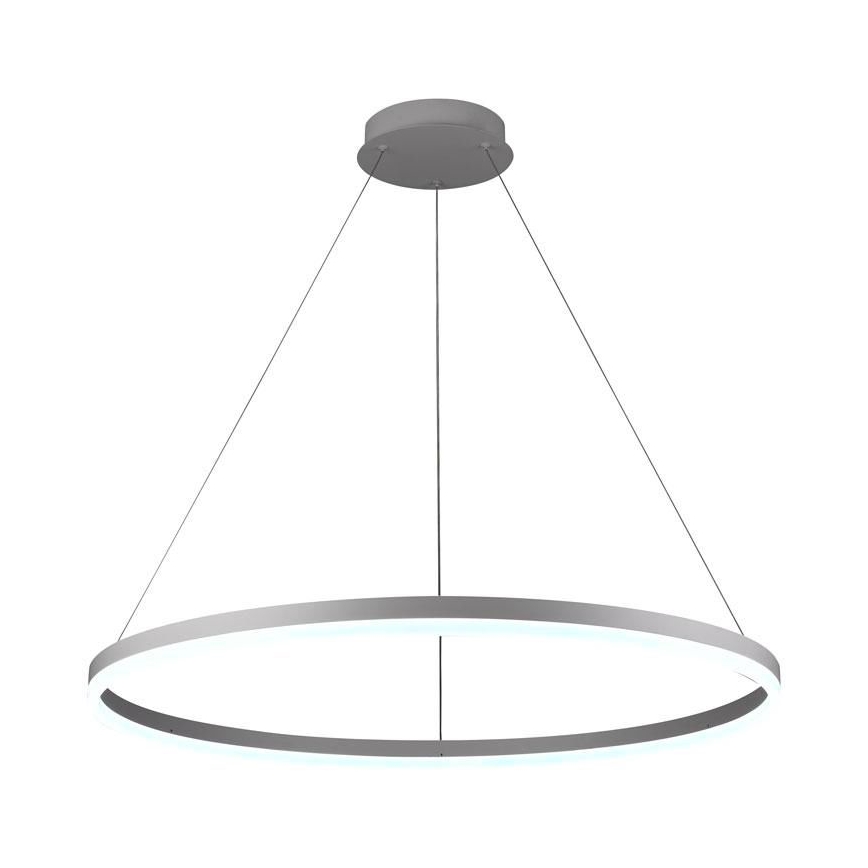 Brilagi - dimmbare LED-Hängeleuchte an Kabel CIRCLE LED/55W/230V 3000-6500K Ø 80 cm weiß + Fernbedienung