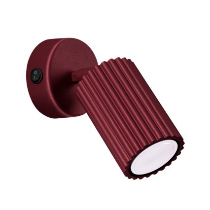 Brilagi - CRESTO LED-Wandspot 1xGU10/10W/230V Burgunderrot