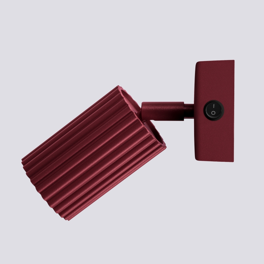 Brilagi - CRESTO LED-Wandspot 1xGU10/10W/230V Burgunderrot