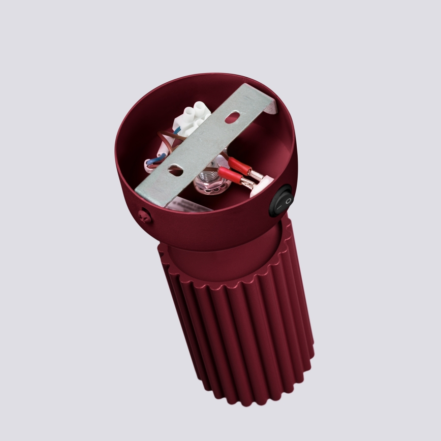 Brilagi - CRESTO LED-Wandspot 1xGU10/10W/230V Burgunderrot
