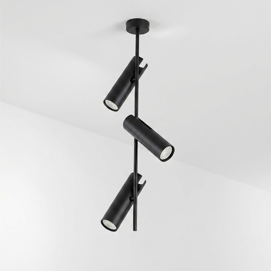 Brilagi - Deckenleuchte an Stange BRANCH 3xGU10/30W/230V schwarz