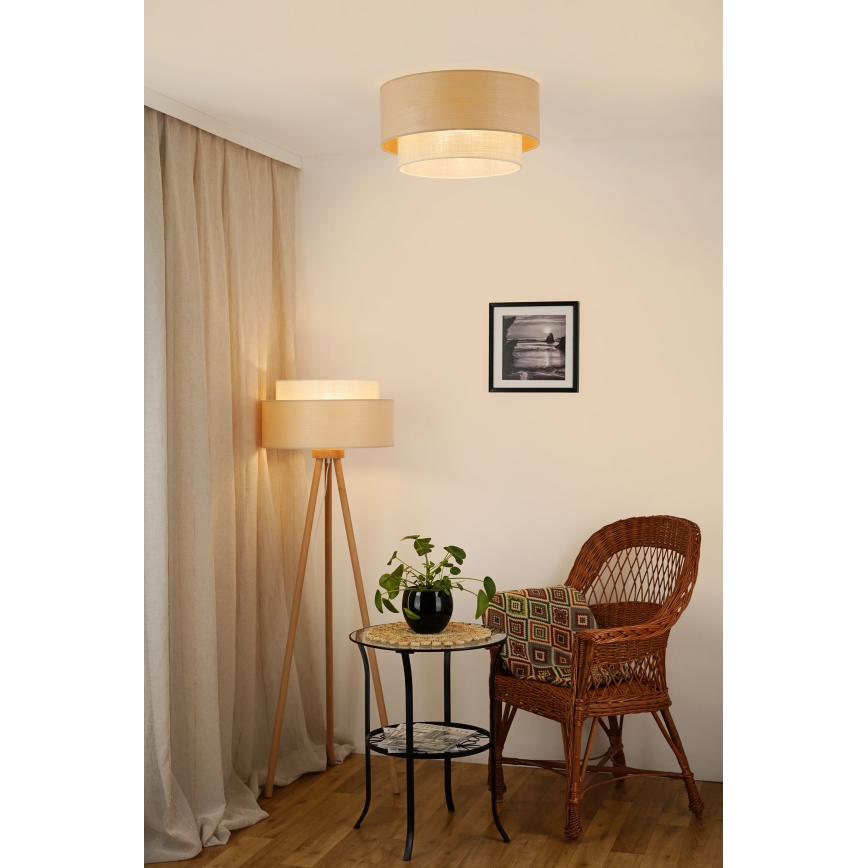 Brilagi - Deckenleuchte ARIZONA BOHO 1xE27/15W/230V d 45 cm beige