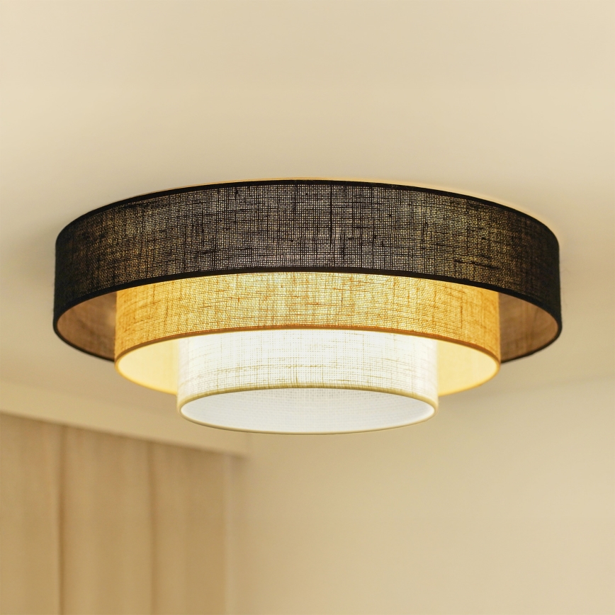Brilagi - Deckenleuchte ASPEN LUNETA LED/12W/230V d 60 cm 3000K/4000K/6400K schwarz/beige/cremefarben