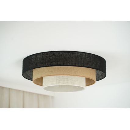 Brilagi - Deckenleuchte ASPEN LUNETA LED/12W/230V d 60 cm 3000K/4000K/6400K schwarz/beige/cremefarben