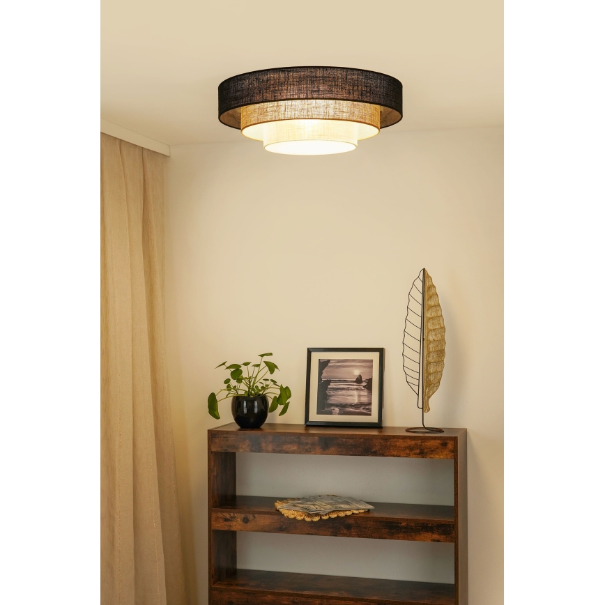 Brilagi - Deckenleuchte ASPEN LUNETA LED/12W/230V d 60 cm 3000K/4000K/6400K schwarz/beige/cremefarben