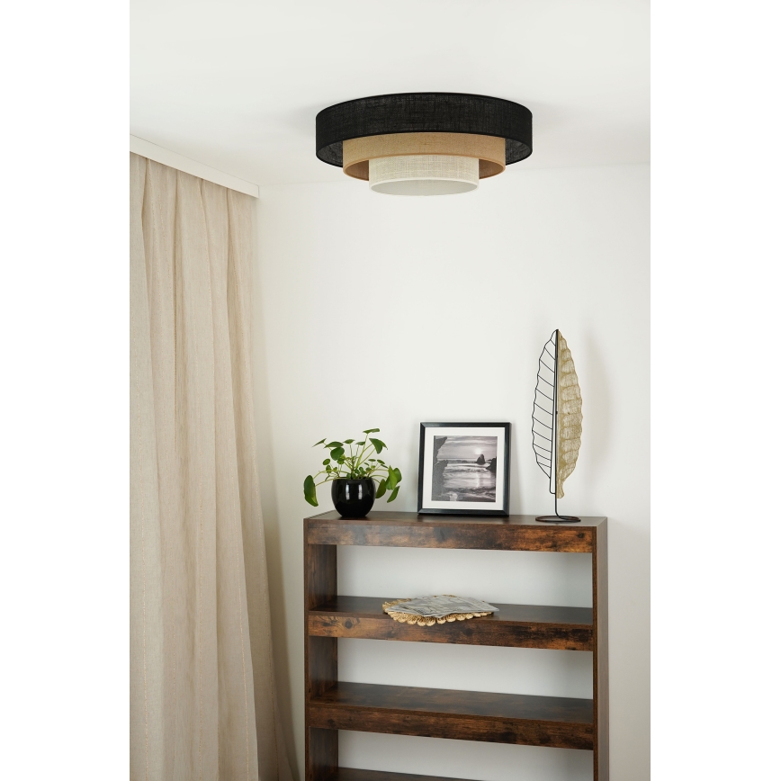 Brilagi - Deckenleuchte ASPEN LUNETA LED/12W/230V d 60 cm 3000K/4000K/6400K schwarz/beige/cremefarben