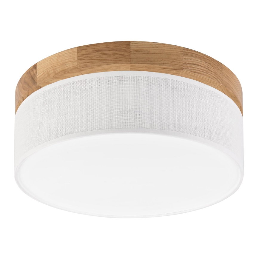 Brilagi - Deckenleuchte BELLADONNA LED/20W/230V, Durchmesser 30 cm, weiß/Eiche