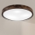 Brilagi - Deckenleuchte CARVALHO SLIM SMOKEY 3xE27/60W/230V Eiche Ø 47,5 cm