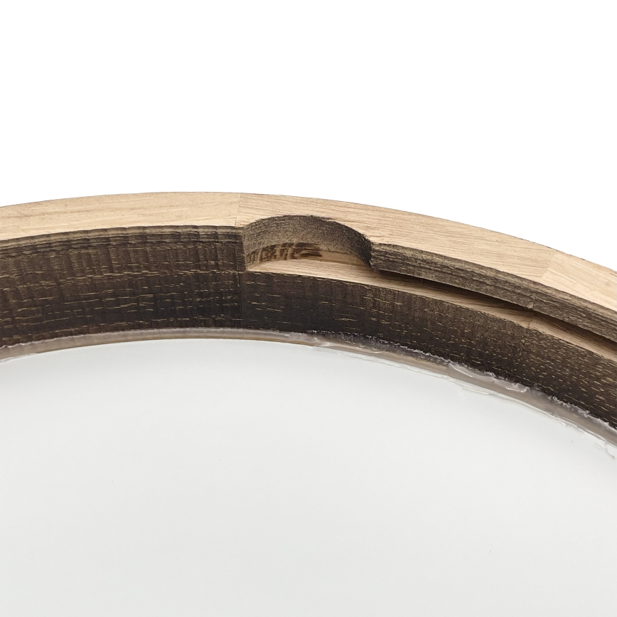 Brilagi - Deckenleuchte CARVALHO SMOKEY 3xE27/15W/230V, Eiche, Ø 47,5 cm