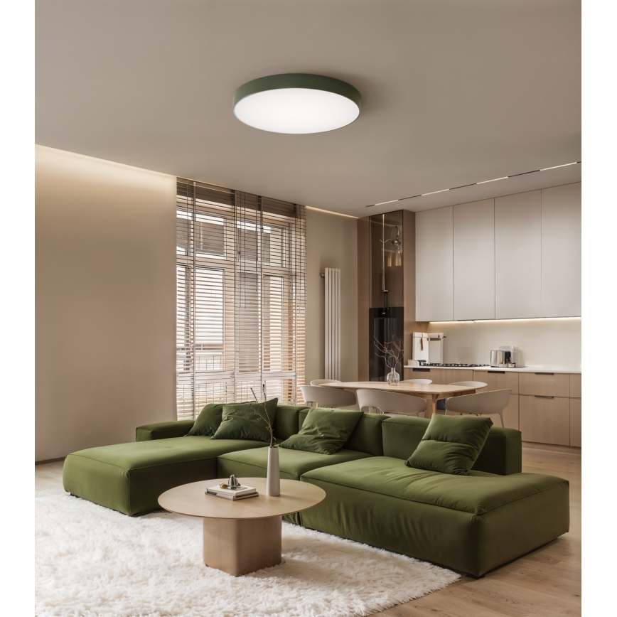 Brilagi - Deckenleuchte CLARE 4xE27/24W/230V pr. 50 cm khaki