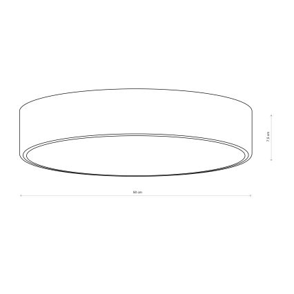 Brilagi - Deckenleuchte CLARE 4xE27/40W/230V Ø 50 cm rosa