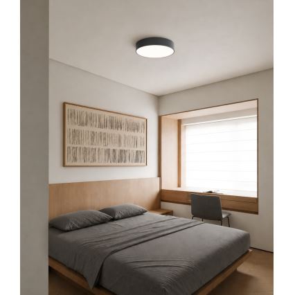 Brilagi - Badezimmer-Deckenleuchte CLARE 3xE27/24W/230V Ø 40 cm anthrazit IP54