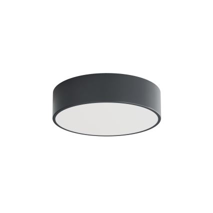 Brilagi - Badezimmer-Deckenleuchte mit Bewegungs- und Dämmerungssensor CLARE 2xE27/24W/230V Ø 30 cm Anthrazit IP54