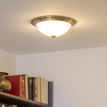 Brilagi - Deckenleuchte CLASSIC 3xE27/60W/230V bronzen