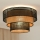 Brilagi - Deckenleuchte DAKOTA LUNETA 1xE27/15W/230V d 45 cm schwarz/beige