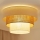 Brilagi - Deckenleuchte DENVER LUNETA 1xE27/15W/230V d 45 beige/braun/cremefarben