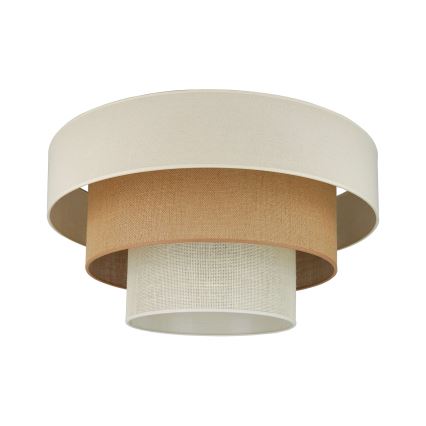 Brilagi - Deckenleuchte DENVER LUNETA 1xE27/15W/230V d 45 beige/braun/cremefarben