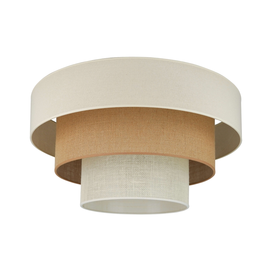 Brilagi - Deckenleuchte DENVER LUNETA 1xE27/15W/230V d 45 beige/braun/cremefarben