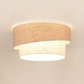 BRILAGI - Deckenleuchte DOVER SHINE 1xE27/15W/230V d 50 cm grau/cremefarben