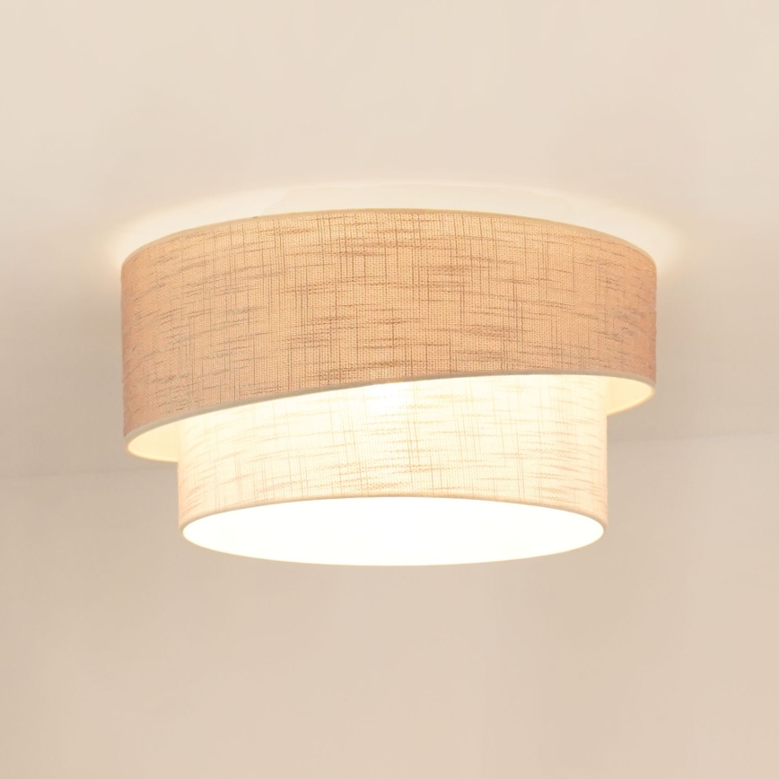 Brilagi - Deckenleuchte DOVER SHINE 1xE27/15W/230V d 50 cm grau/cremefarben