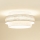 Brilagi - Deckenleuchte DOVER SPACE LED/12W/230V d 50 cm 3000K/4000K/6400K grau/cremefarben