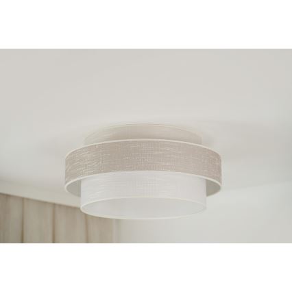Brilagi - Deckenleuchte DOVER SPACE LED/12W/230V d 50 cm 3000K/4000K/6400K grau/cremefarben