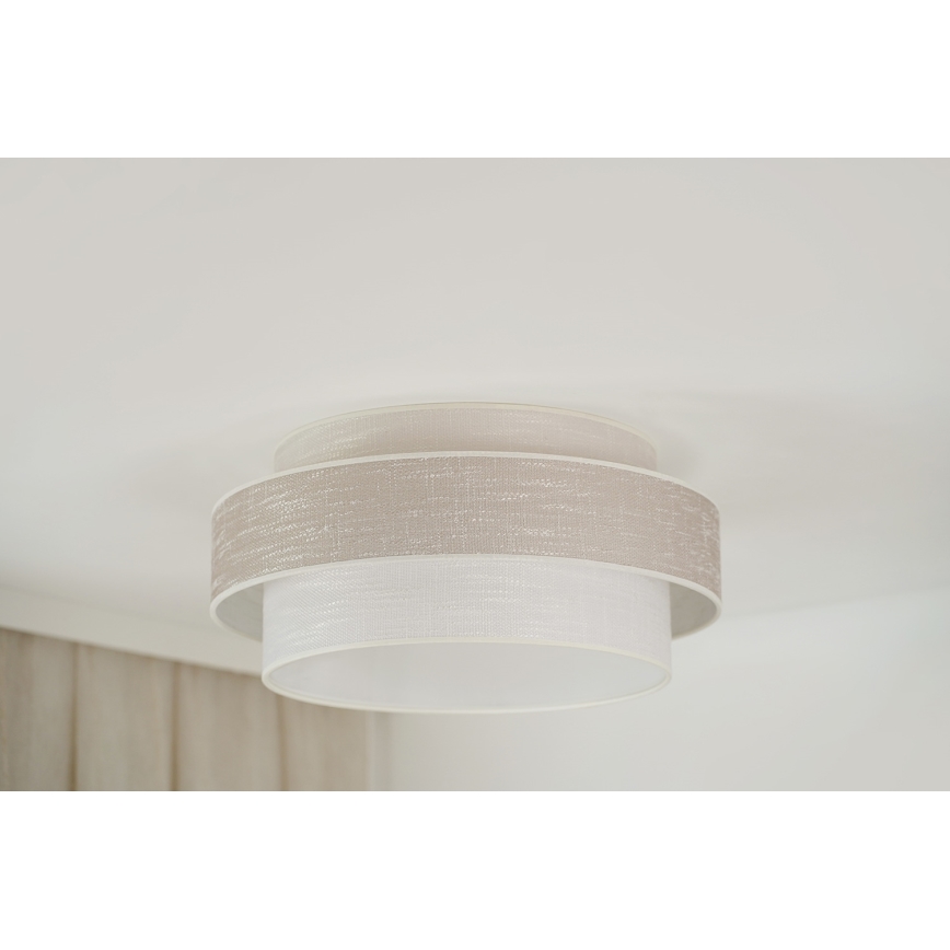 Brilagi - Deckenleuchte DOVER SPACE LED/12W/230V d 50 cm 3000K/4000K/6400K grau/cremefarben