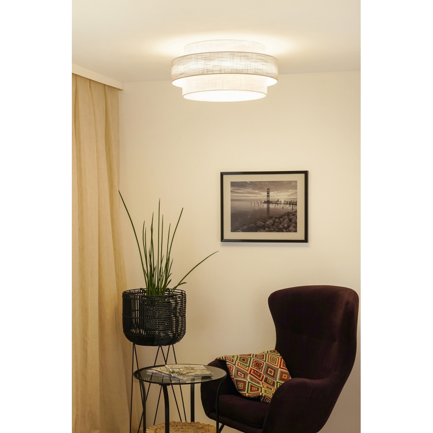 Brilagi - Deckenleuchte DOVER SPACE LED/12W/230V d 50 cm 3000K/4000K/6400K grau/cremefarben