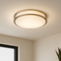 Brilagi - Deckenleuchte ELARO 4xE27/40W/230V Ø 41 cm goldfarben