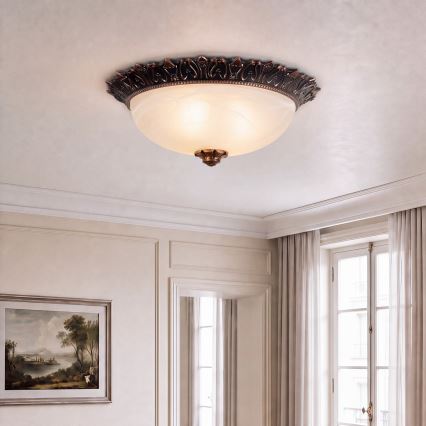 Brilagi - Deckenleuchte FRESCO, 2xE27/40W/230V, Ø 30 cm, bronze