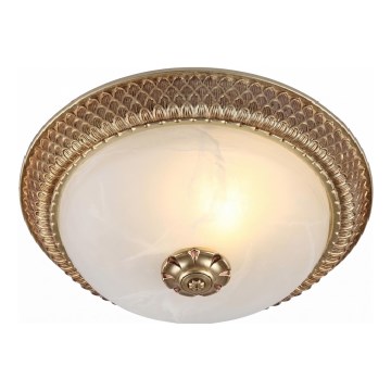Brilagi - Deckenleuchte FRESCO 2xE27/40W/230V Ø 30 cm goldfarben