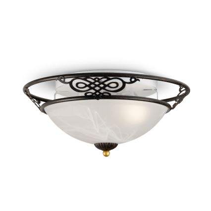 BRILAGI - Deckenleuchte FRESCO 3xE27/40W/230V Ø 48 cm braun