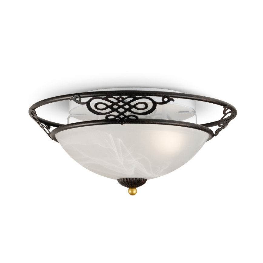 BRILAGI - Deckenleuchte FRESCO 3xE27/40W/230V Ø 48 cm braun