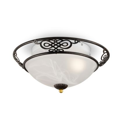 BRILAGI - Deckenleuchte FRESCO 3xE27/40W/230V Ø 48 cm braun
