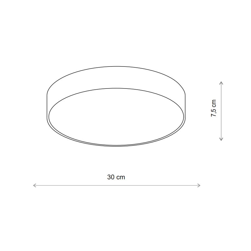 Brilagi - Deckenleuchte für Badezimmer CLARE 2xE27/24W/230V d 30 cm IP54 beige