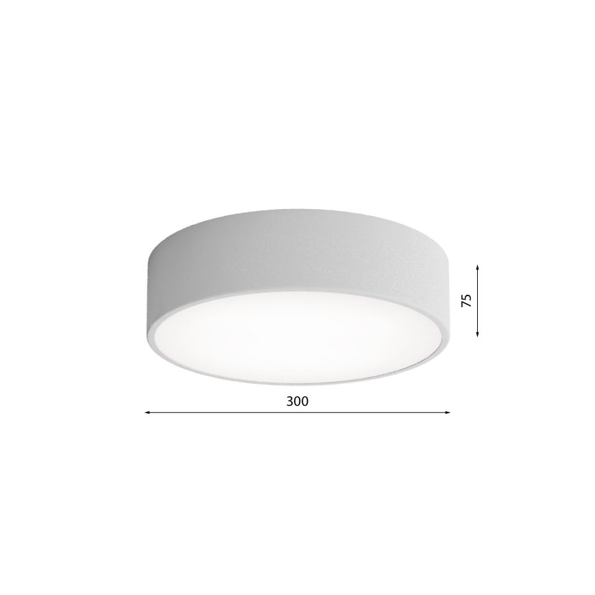 Brilagi - Deckenleuchte für Badezimmer CLARE 2xE27/24W/230V d 30 cm IP54 grau