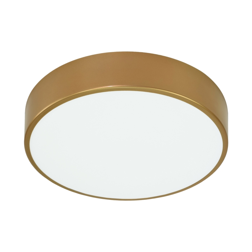 Brilagi - Deckenleuchte für Badezimmer CLARE 3xE27/24W/230V d 40 cm IP54 golden