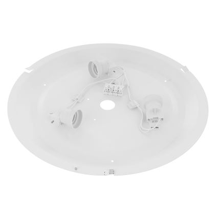 Brilagi - Deckenleuchte für Badezimmer CLARE 3xE27/24W/230V d 40 cm IP54 grau