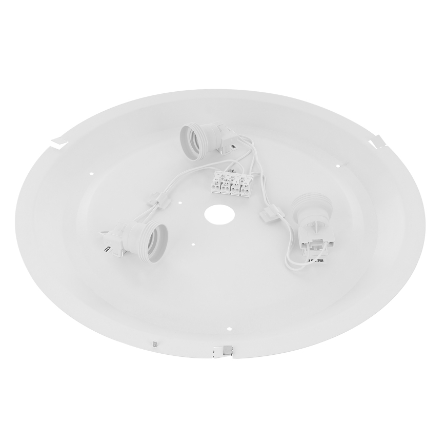 Brilagi - Deckenleuchte für Badezimmer CLARE 3xE27/24W/230V d 40 cm IP54 grau