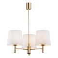 Brilagi - Deckenleuchte mit Stab MONTE 3xE27/15W/230V creme/gold