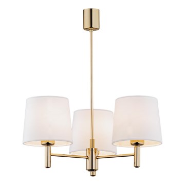 Brilagi - Deckenleuchte mit Stab MONTE 3xE27/15W/230V creme/gold