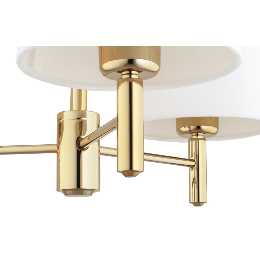 Brilagi - Deckenleuchte mit Stab MONTE 3xE27/60W/230V creme/gold