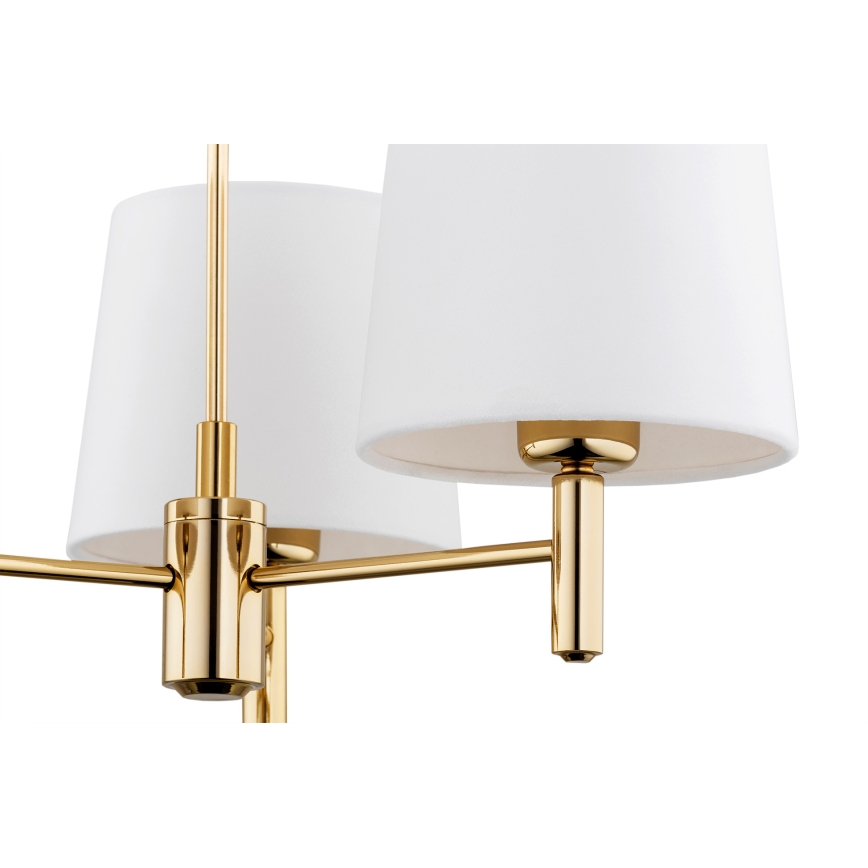 Brilagi - Deckenleuchte mit Stab MONTE 3xE27/60W/230V creme/gold