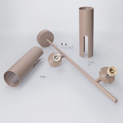 Brilagi - Deckenleuchte mit Stange BRANCH 2xGU10/30W/230V beige